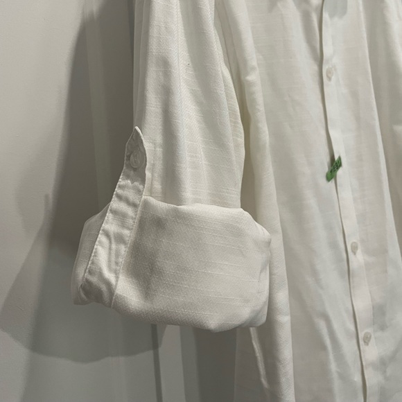 Calvin Klein XL white LS dress shirt - Picture 2 of 4